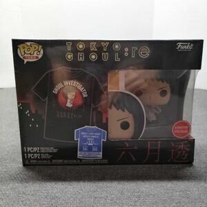 Funko Pop Tokyo Ghoul:re Kuki Urie T-Shirt & Vinyl Figure Set 2XL GameStop New